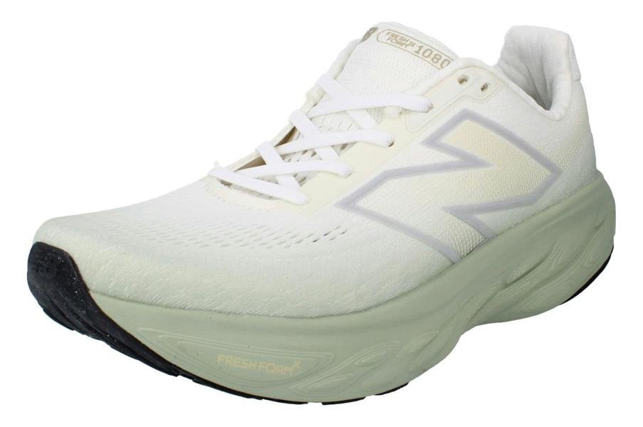 New Balance 1080 V14 Mens Running Trainers  M108014L - White Green M108014L - Photo 0