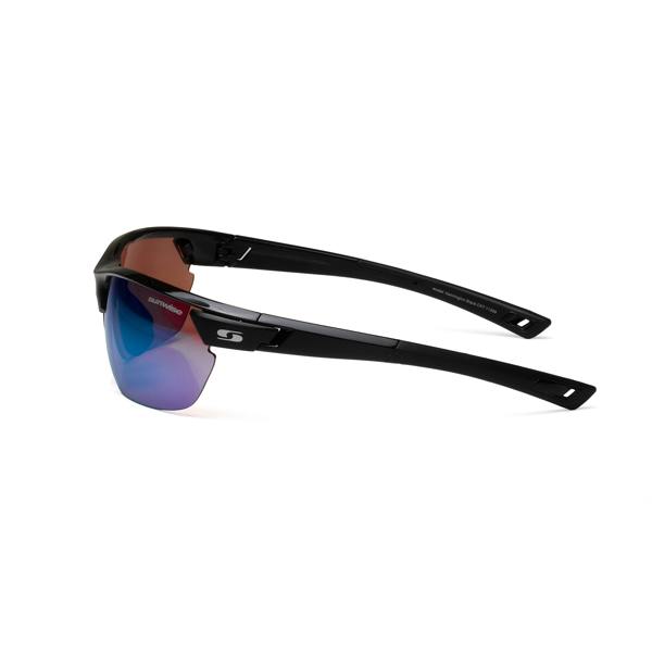 SUNWISE Kennington Black - Cricket Lens Sports Sunglasses