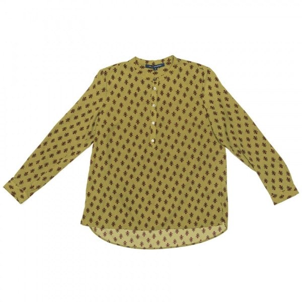 French Connection Elise Crepe Light LS Collarless