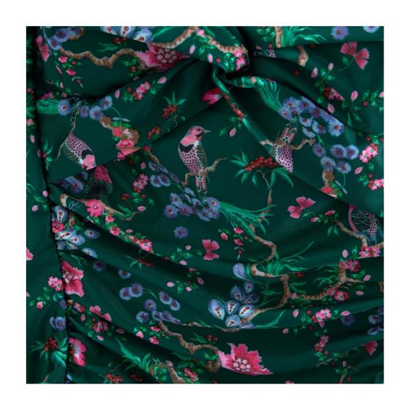 Regatta Womens Cath Kidston Birds and Berries One Piece Swimsuit - Green - Green - 85% Recycled Polyester/15% Elastane
