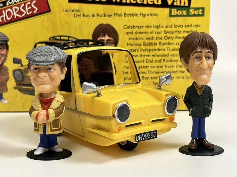 BCS Only Fools and Horses Del & Rodney Box Set 3 Wheeled Van Bobble Buddies BCS F0025