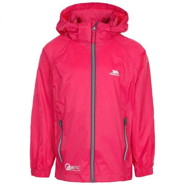 Trespass Childrens/Kids Qikpac X Unisex Packaway Jacket - Cassis - 