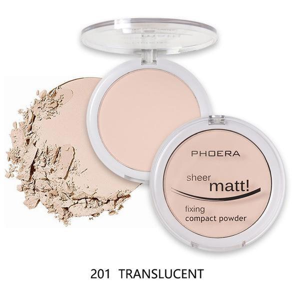 PHOERA Sheer Matte Long Lasting Compact Foundation Setting Powder