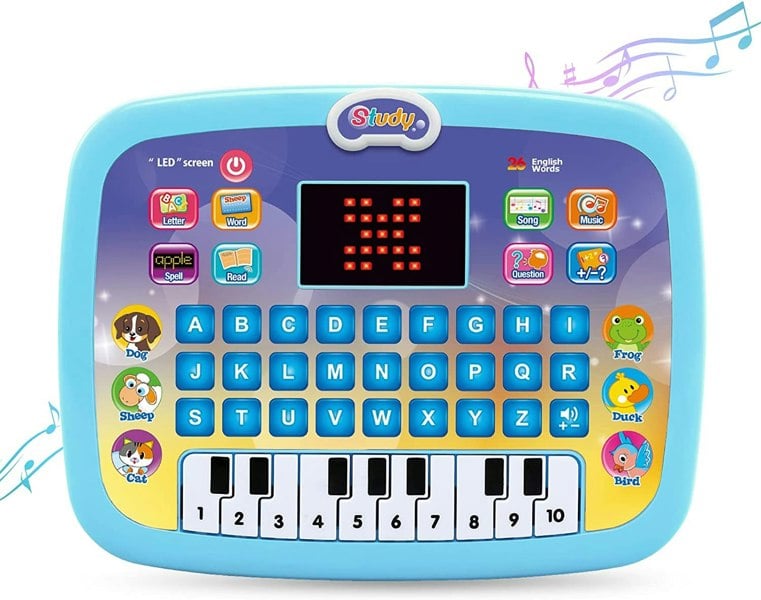 deAO Toys Toddler Tablet Early Learning Educational Toy Multi-Function Musical Touch Pad