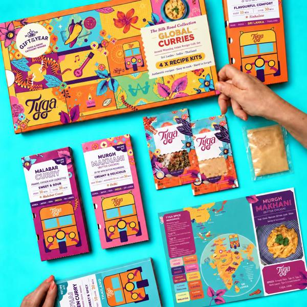 Tyga Foods Global Curries Recipe Kit Gift Set