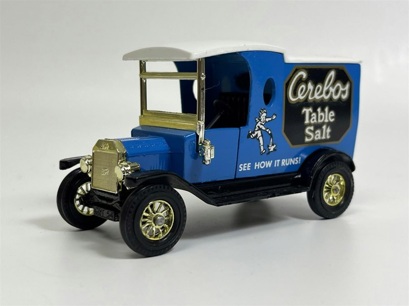 MCSlots 1912 Ford Model T Cerebos Table Salt Matchbox Y12 S1