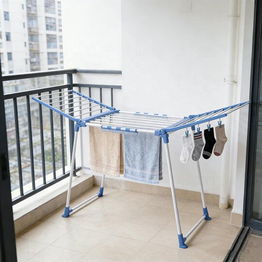 Havendro Large Folding Winged Clothes Airer Drying Rack – Laundry Dryer