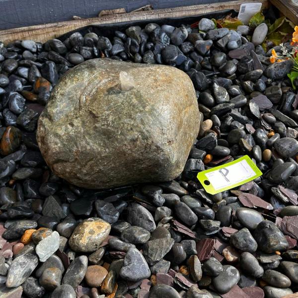 Drilled Natural Bouler P Water Feature