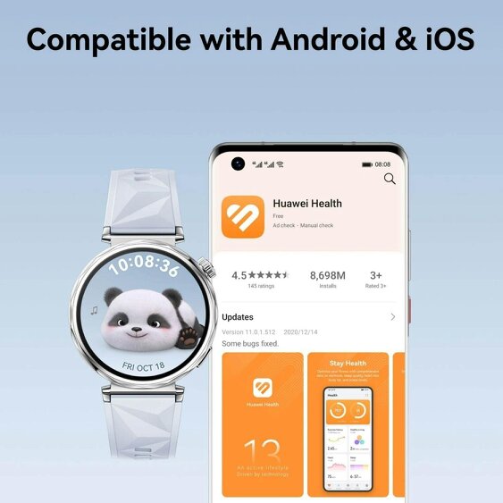 HUAWEI Watch GT 5 41mm White Android & iOS Compatible Smartwatch
