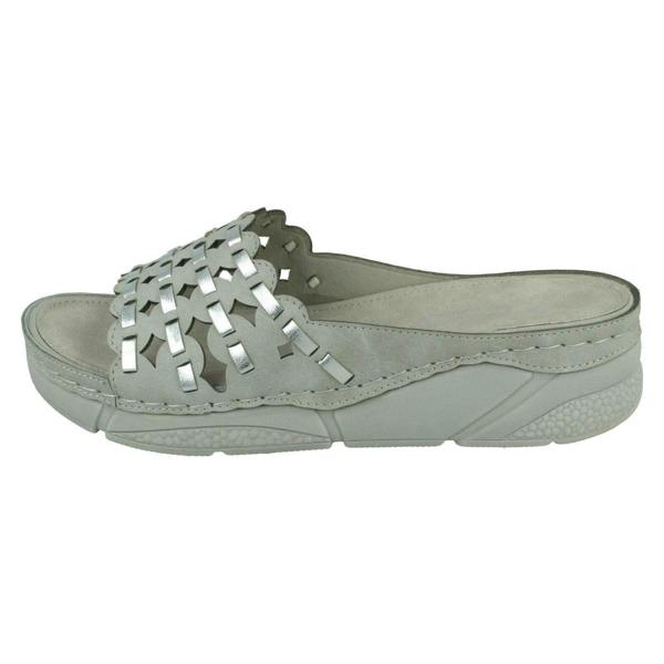 Spot On Ladies Spot On Mid Wedge Mules F10945