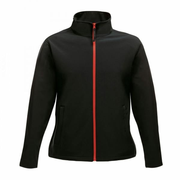 Regatta Professional Womens/Ladies Printable Soft Shell Jacket - Black/Classic Red - 