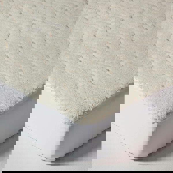 HOMESCAPES Luxury Thick Fleece Mattress Topper