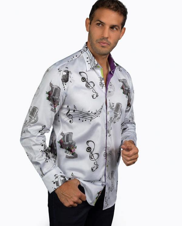 Claudio Lugli Lead Singer Print Shirt