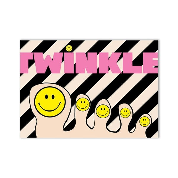 love frankie print twinkle toes