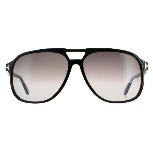 Tom Ford Sunglasses Raoul FT0753 01B Shiny Black Smoke Gradient