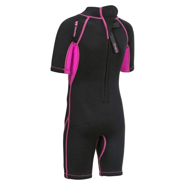 Trespass Childrens Girls Scubadive 3mm Short Wetsuit - Black