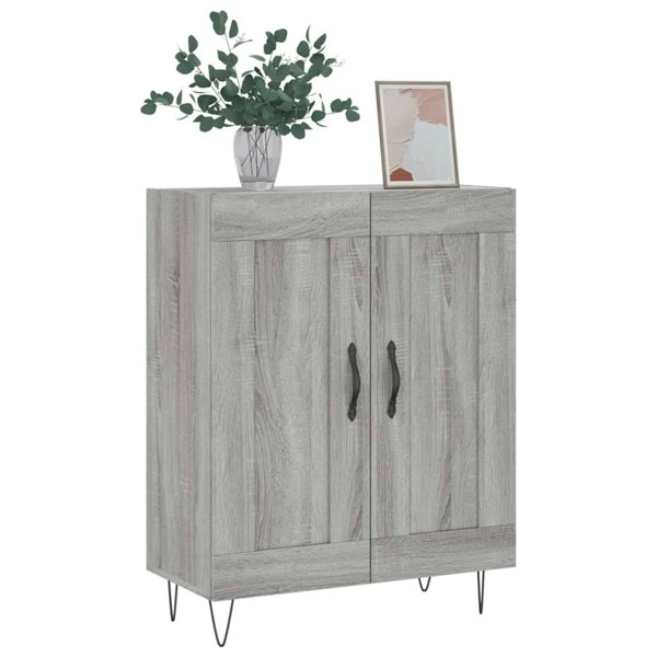 Berkfield Sideboard Grey Sonoma 69.5x34x90 cm Engineered Wood