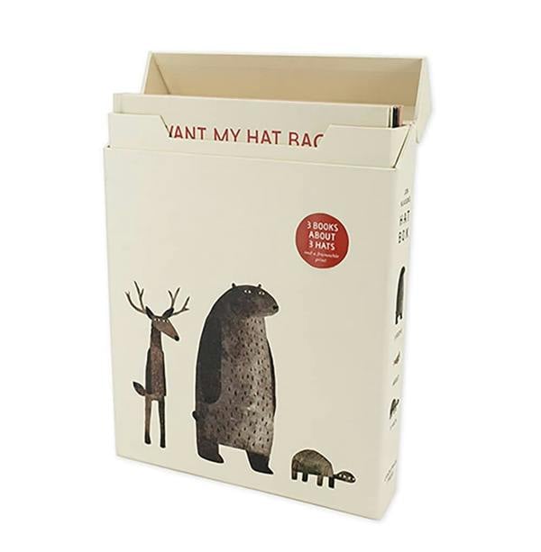 Jon Klassen's Hat Box (The Hat Trilogy) (I Want My Hat Back, This Is Not My Hat, We Found a Hat)