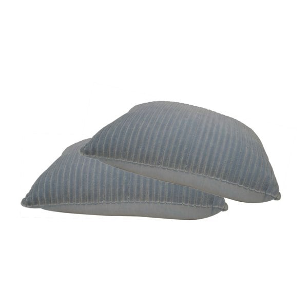 Artisan Furniture Ribbed Grey Cushion Set of 2