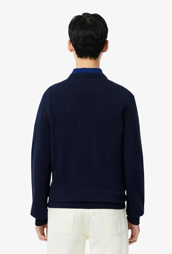 Lacoste Monochrome Crew Neck Cotton Sweatshirt