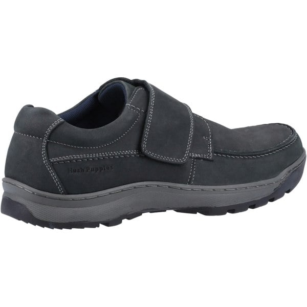 Hush Puppies Casper Touch Fastening Men's Shoes in Navy Nubuck