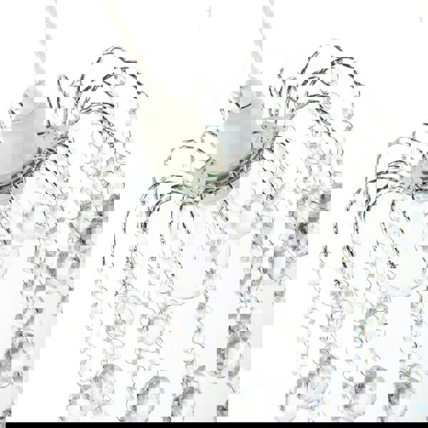 Chic Waterfall Pendant Light Shade with Clear Acrylic Balls and Beads Image 3