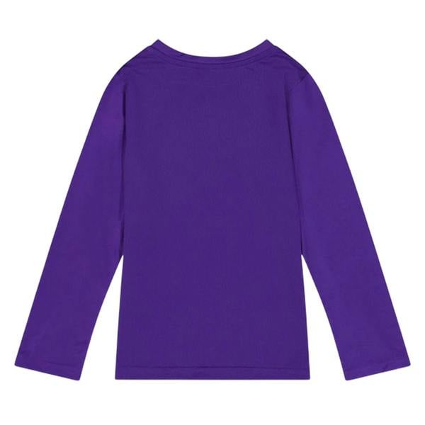 Puma Childrens/Kids Team Performance Long-Sleeved Training Top - Purple - 