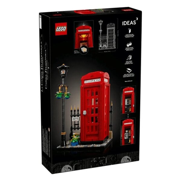 Lego RETIRED LEGO Ideas London Red Telephone Box (21347)