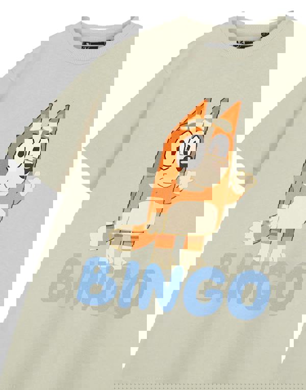 Bluey Unisex Kids Beige Bingo Short Sleeved T-Shirt