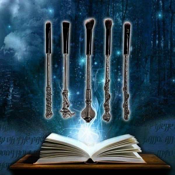 Glamza Harry Potter Inspired 5pc Snakehead Make Up Brush Set