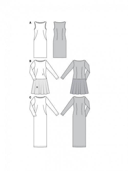 Burda Sewing Pattern 6988 Dresses For Women, Sizes: 8-20 - Easy