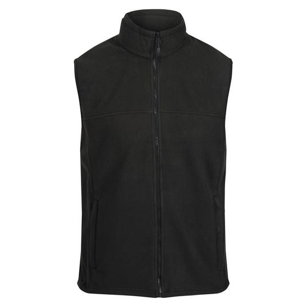 Regatta Haber II Full-Zip Bodywarmer Fleece Anti-Pill Jacket (250 GSM) - Black - 