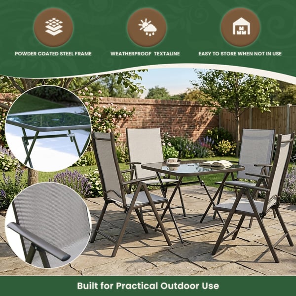 Henley 4 Seater Garden Dining Set
