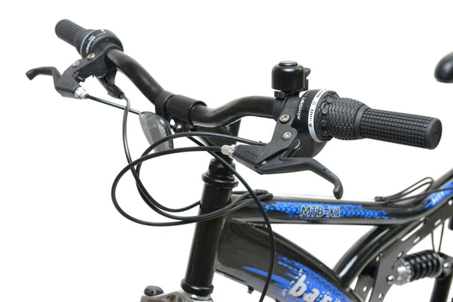 Basis Bikes Basis 1 Full Suspension Mountain Bike - 26" Wheel - 18 Speed Black Blue