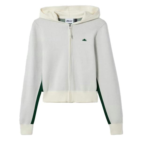 Ellesse Womens/Ladies Laneisa Knitted Full Zip Hoodie - Off White - 