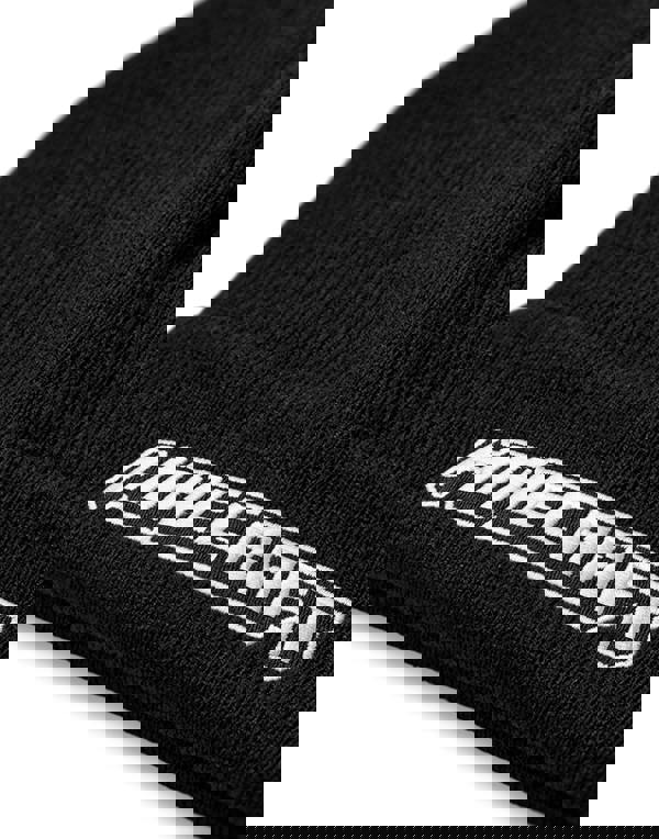 Minecraft Boys Black Logo Beanie Hat (One Size)