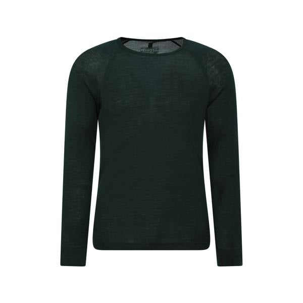 Mountain Warehouse Mens Merino Wool Thermal Top - Dark Green - 