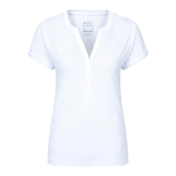 Mountain Warehouse Womens/Ladies Skye Slub Quick Dry T-Shirt - White - 