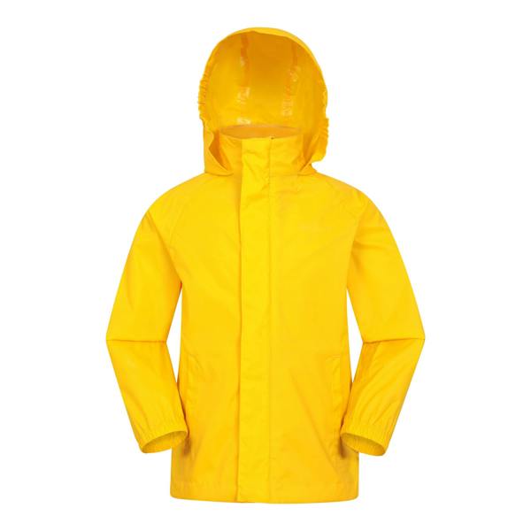 Mountain Warehouse Childrens/Kids Pakka II Waterproof Jacket - Yellow - 