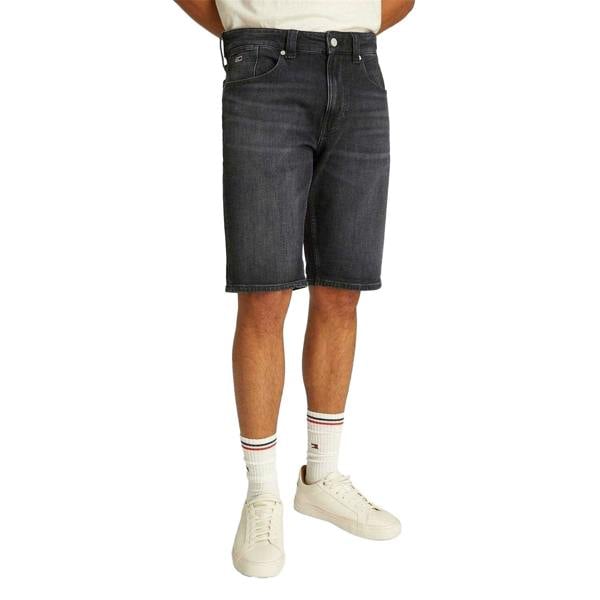 Tommy Jeans Mens Ronnie Denim Shorts - Black Denim - 