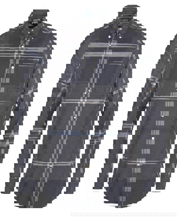 Barbour Dunoon Tailored Tartan Shirt - Graphite Black