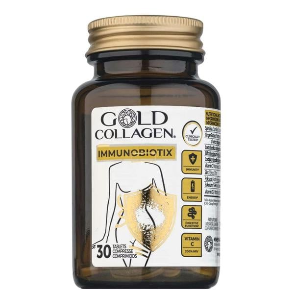 Gold Collagen Supplements Immunobiotix Tablets x 30