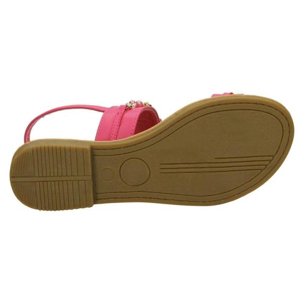 Spot On Girls Spot On Pearl Jewel Trim Sandals