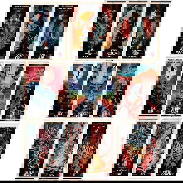 Stranger Things Season 4 Print Set (Pack Of 9) - Multicoloured