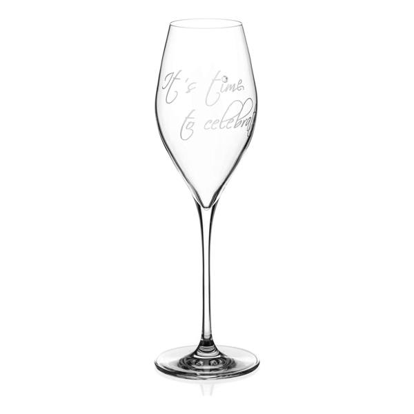 It's Time to Celebrate Novelty Prosecco Glass - Single Glass