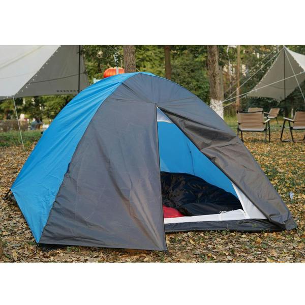 Gr8 Garden 2 Person Camping Starter Set 4 Man Tent Sleeping Bags Mats LED Lantern Festival Kit