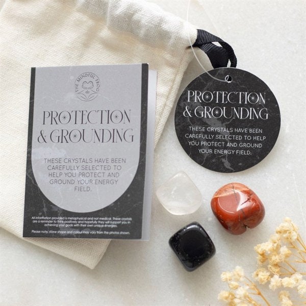 Serano Protection & Grounding Healing Crystal Set