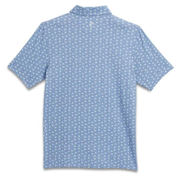 Mini Floral Polo AM1065 Chambray Back