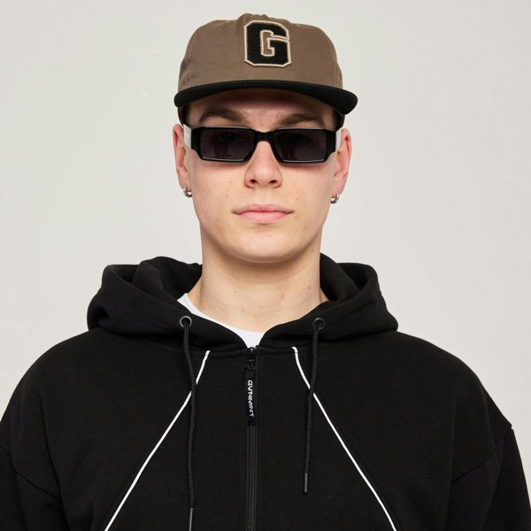 GVNMNT Clothing Co G Way Cap - Chocolate / Black