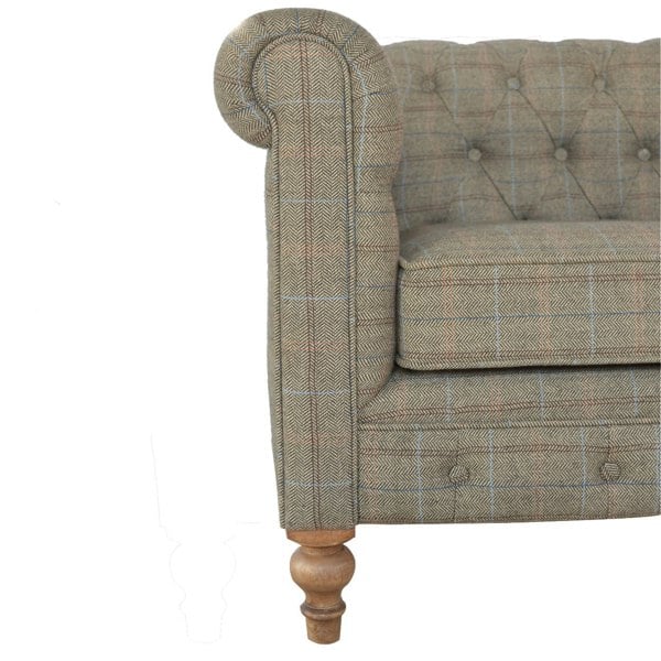 Artisan Furniture Multi Tweed 2 Seat Chesterfield